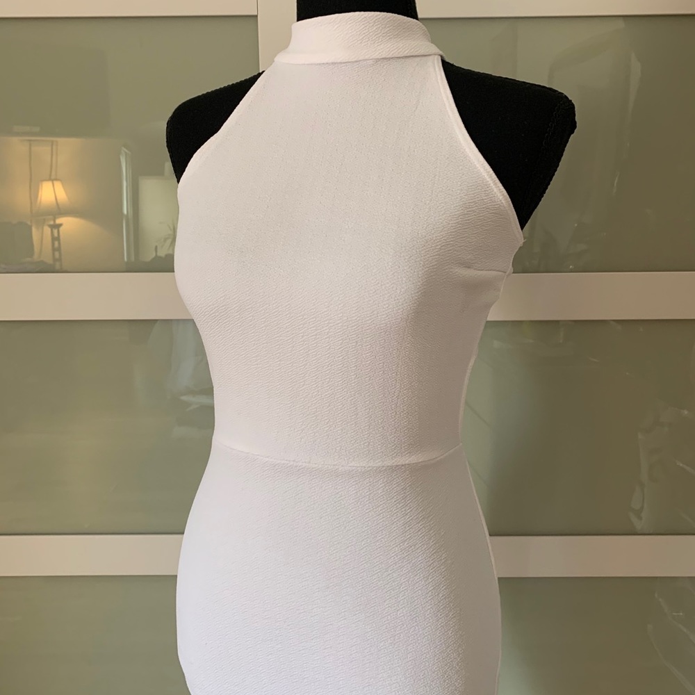 Elegant White Dress - Boutique